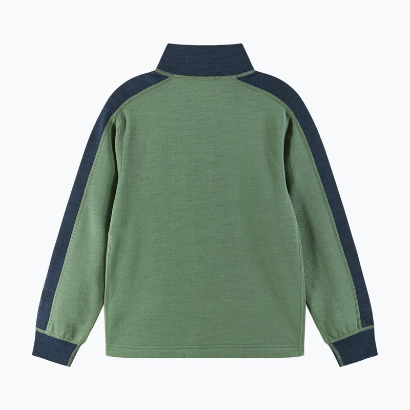 Children's fleece sweatshirt Reima Merin green clay 2