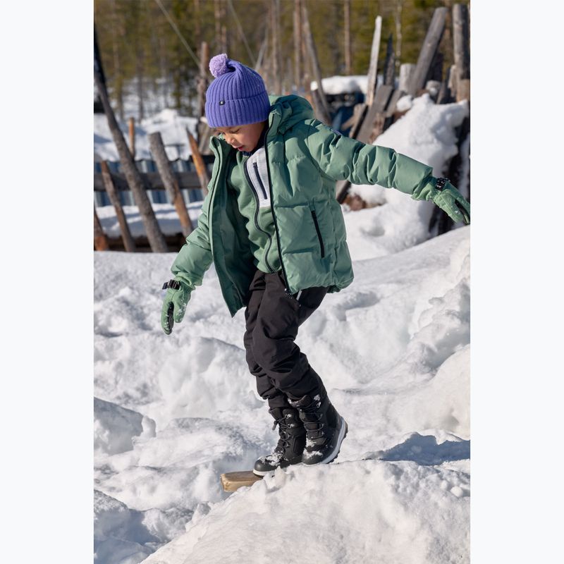 Children's fleece sweatshirt Reima Merin green clay 8