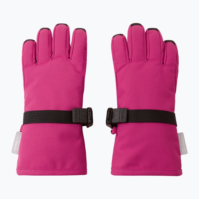 Children's ski gloves Reima Tartu rosy berry