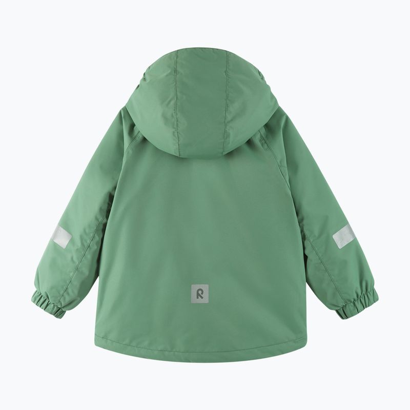 Children's winter jacket Reima Raisio green clay 3