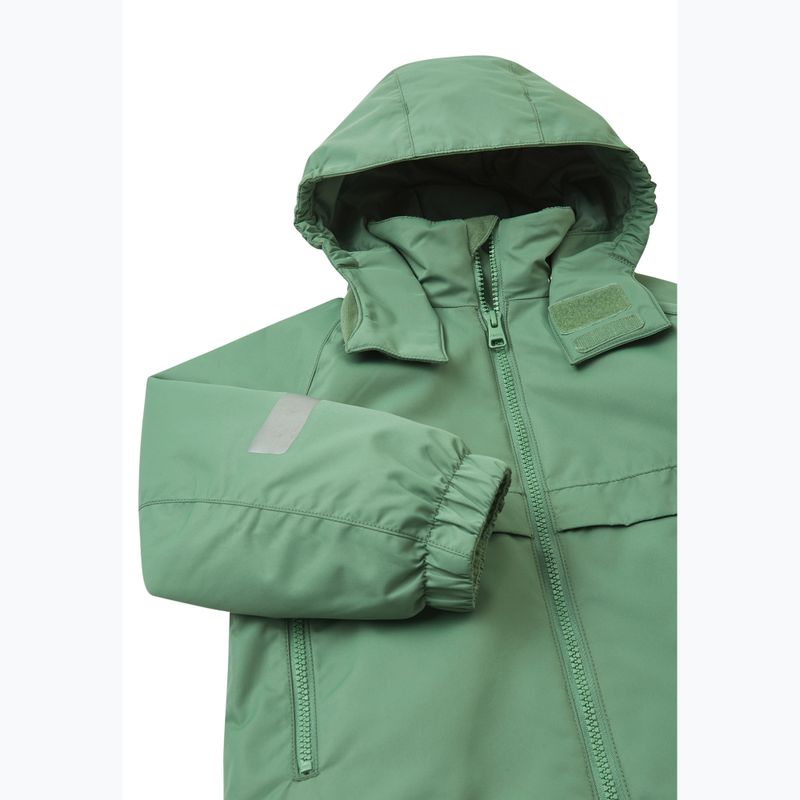 Children's winter jacket Reima Raisio green clay 4