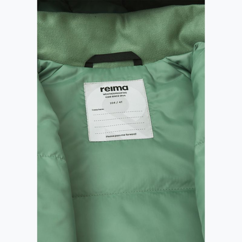 Children's winter jacket Reima Raisio green clay 6