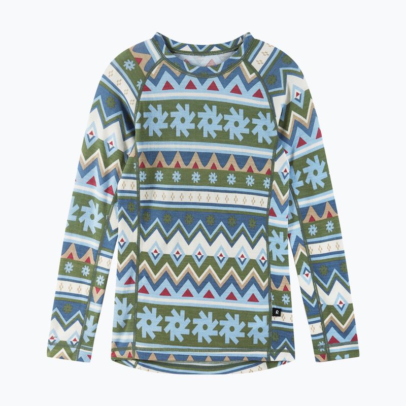 Children's thermal underwear set Reima Taitoa green clay 3