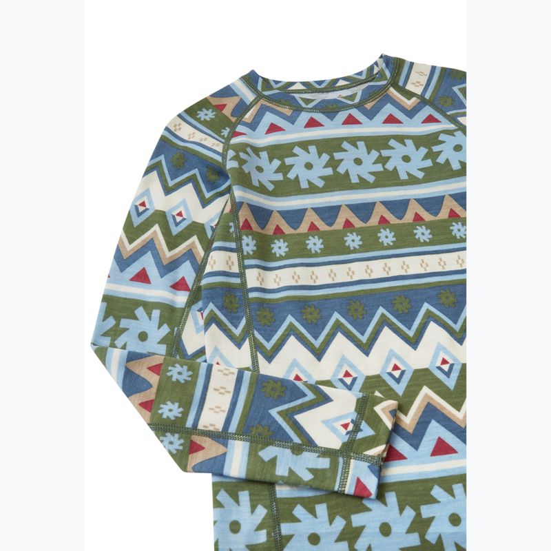 Children's thermal underwear set Reima Taitoa green clay 4