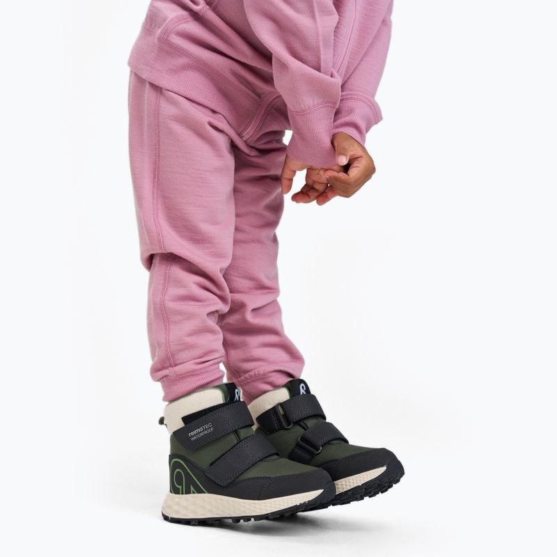Children's snow boots Reima Hallava thyme green 8