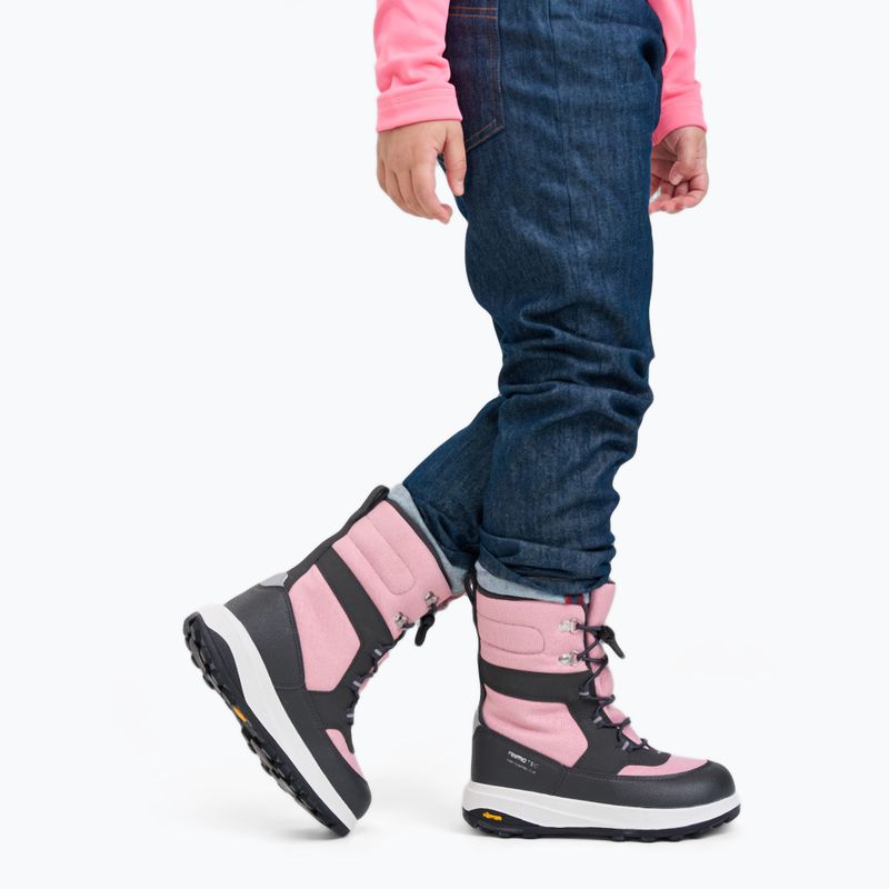 Children's snow boots Reima Laplander 2.0 grey pink 9