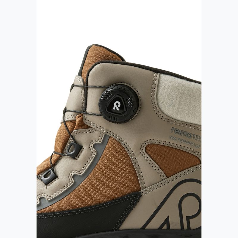 Children's snow boots Reima Hallava Quicklock earthy beige 7