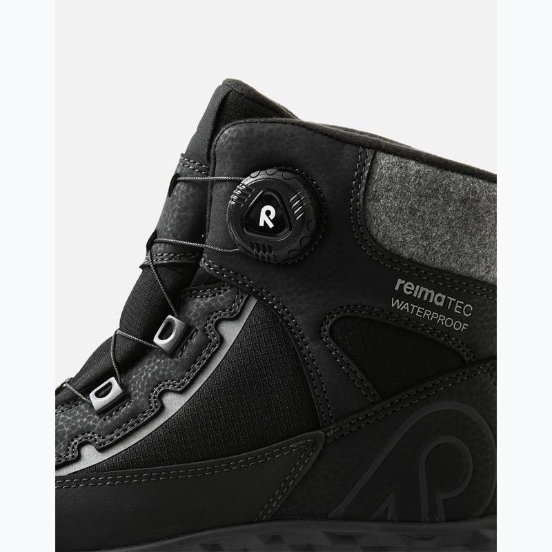 Children's snow boots Reima Hallava Quicklock black 15