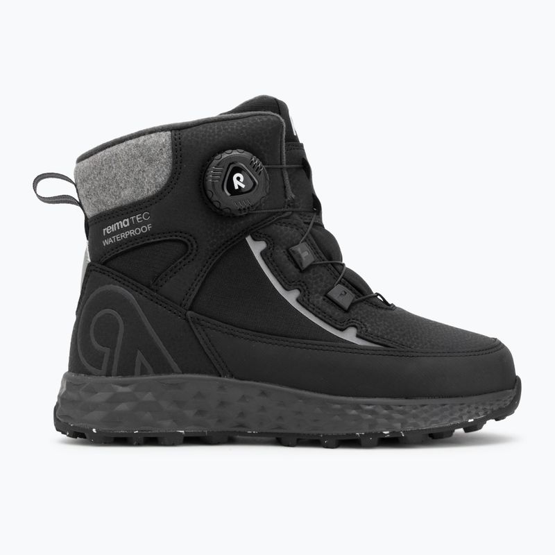 Children's snow boots Reima Hallava Quicklock black 2