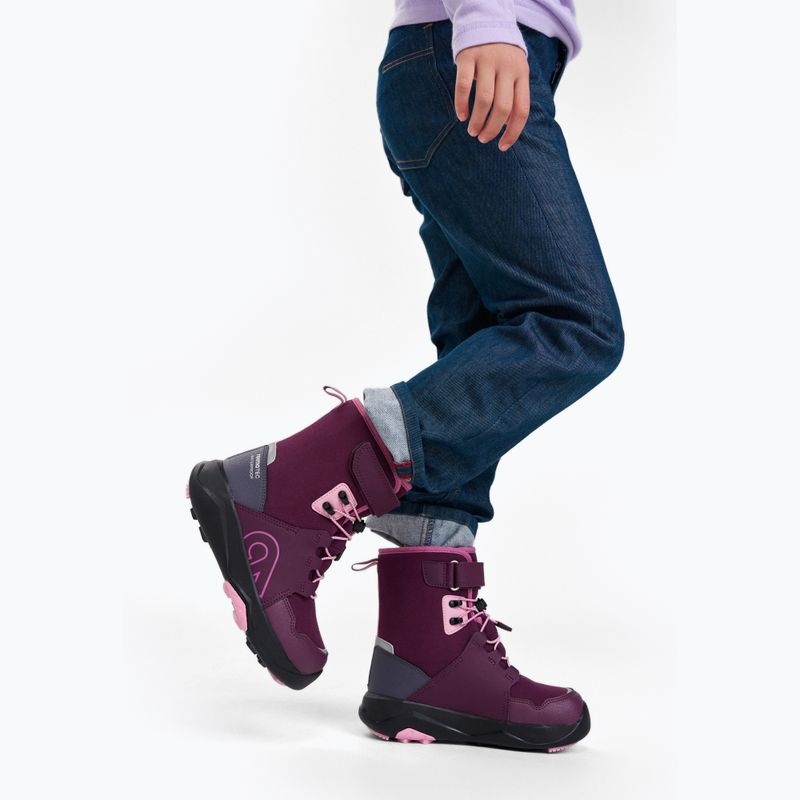 Children's snow boots Reima Talves deep purple