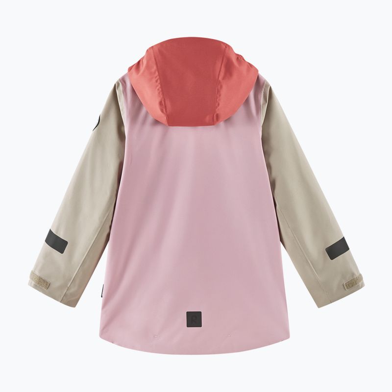 Children's softshell jacket Reima Sysma grey pink 3