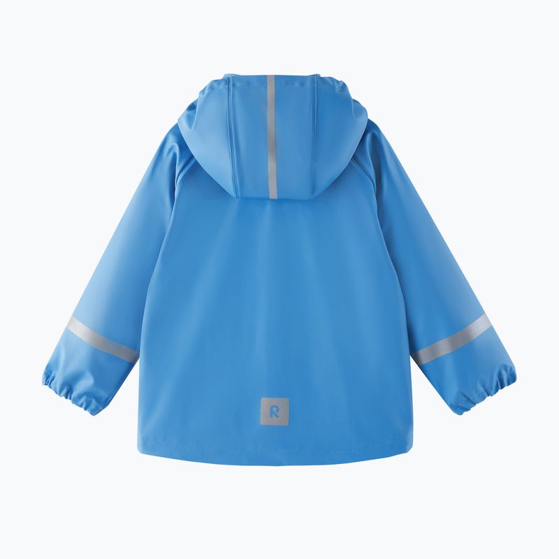 Children's rain jacket Reima Lampi cool blue 2