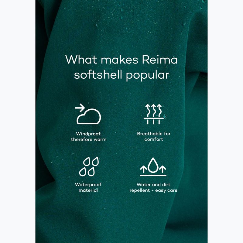 Children's softshell suit Reima Mjosa fresh blue 7