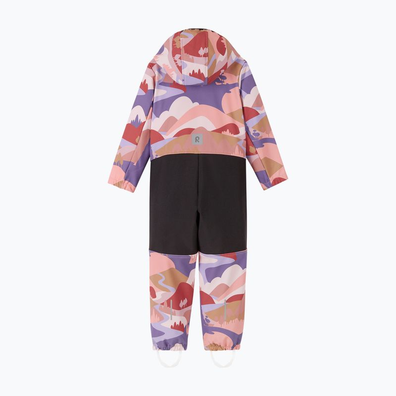 Children's softshell suit Reima Nurmes rose blush 2
