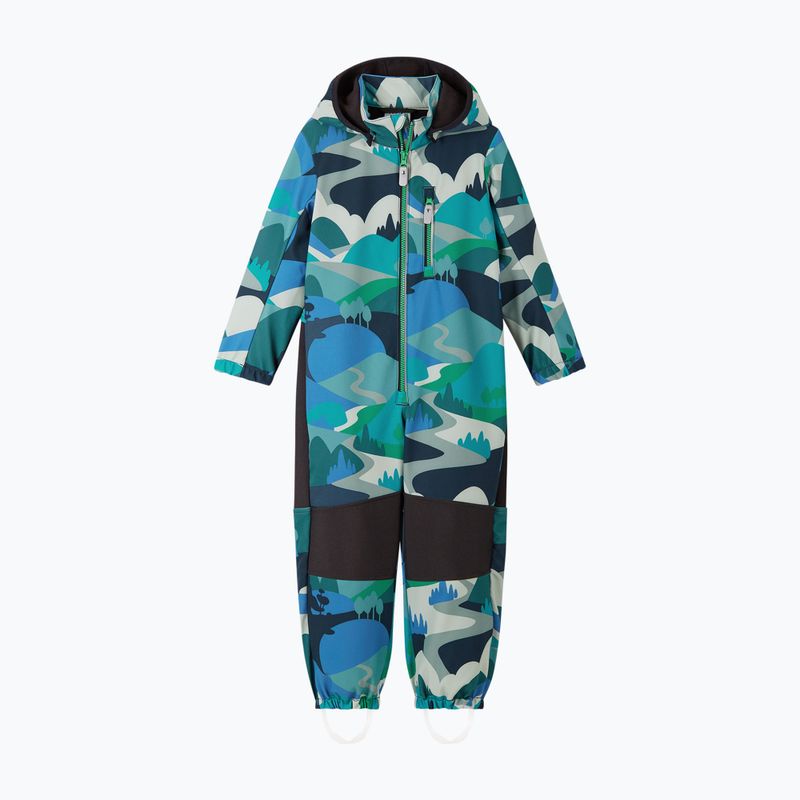 Children's softshell suit Reima Nurmes sparkly blue 2