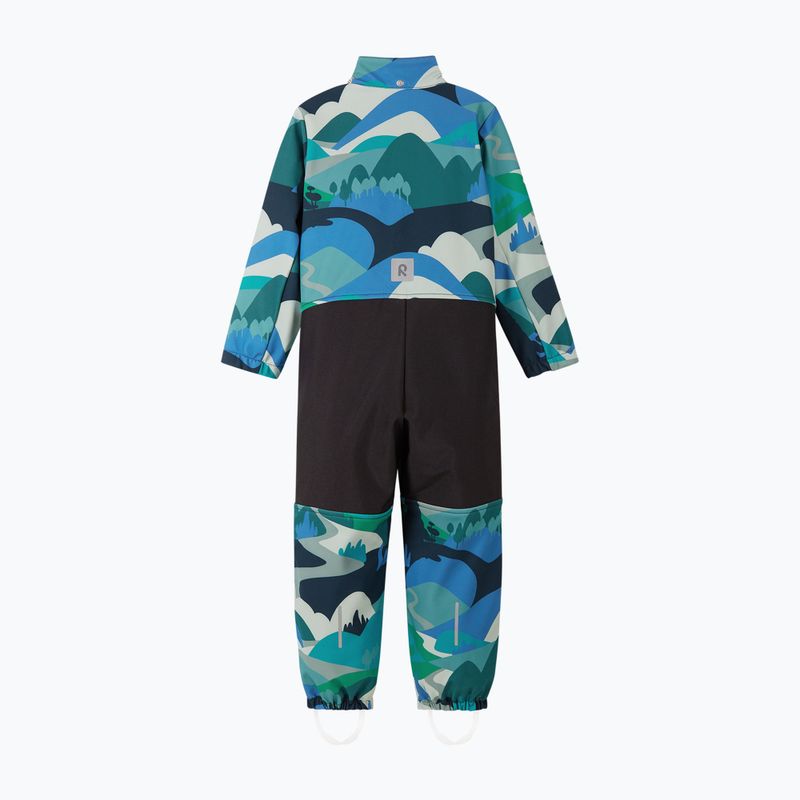 Children's softshell suit Reima Nurmes sparkly blue 4