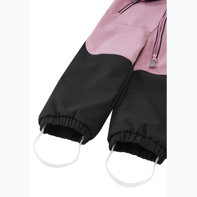 Children's softshell suit Reima Mjosa grey pink 4