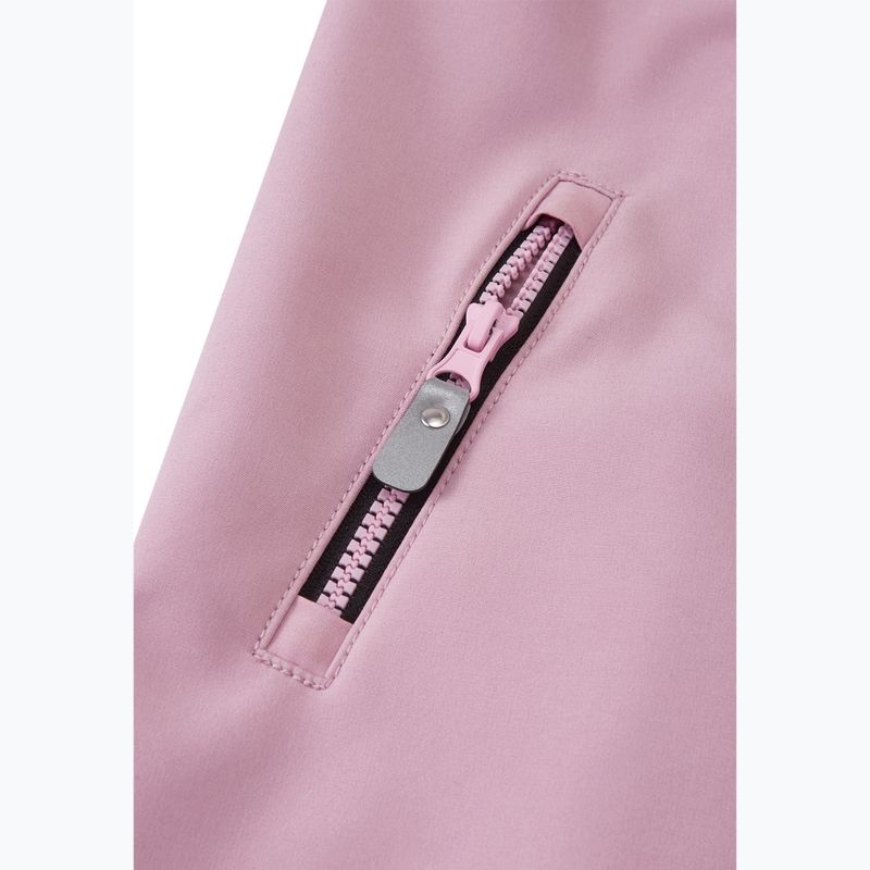 Children's softshell suit Reima Mjosa grey pink 5