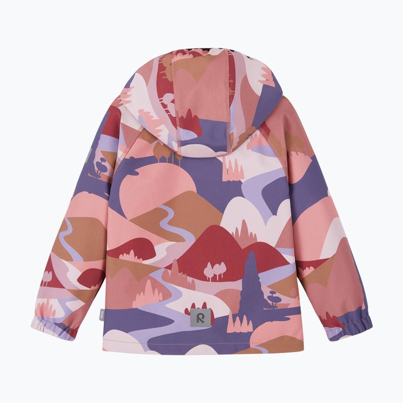Children's softshell jacket Reima Vantti rose blush 2