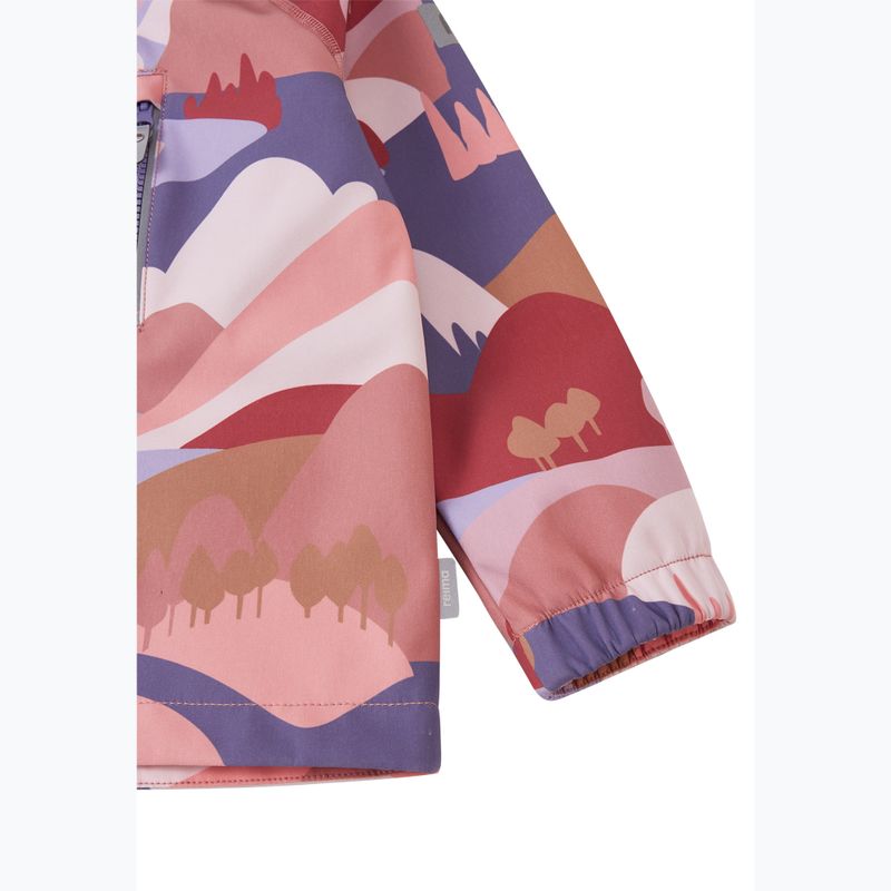Children's softshell jacket Reima Vantti rose blush 5