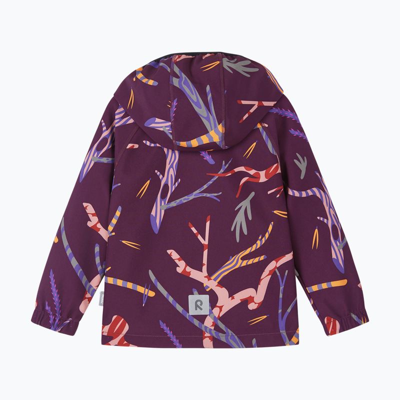Children's softshell jacket Reima Vantti deep purple 2