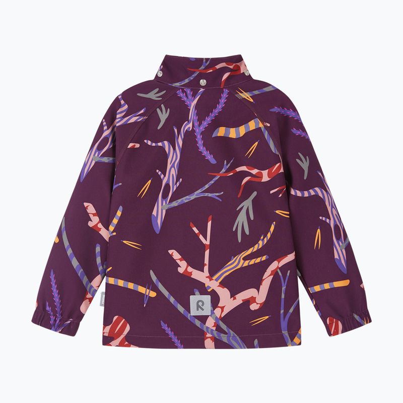 Children's softshell jacket Reima Vantti deep purple 3