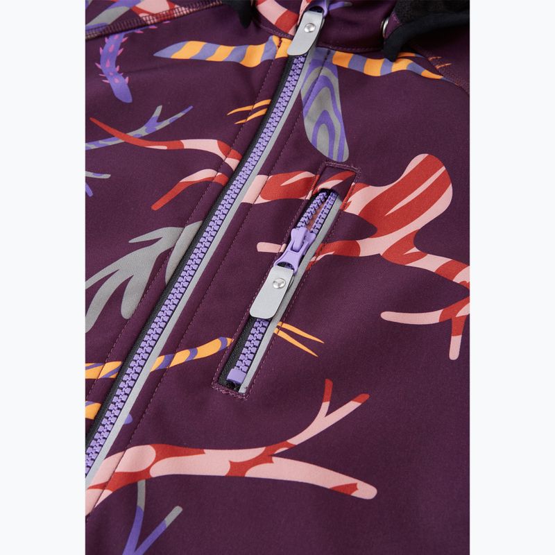 Children's softshell jacket Reima Vantti deep purple 6