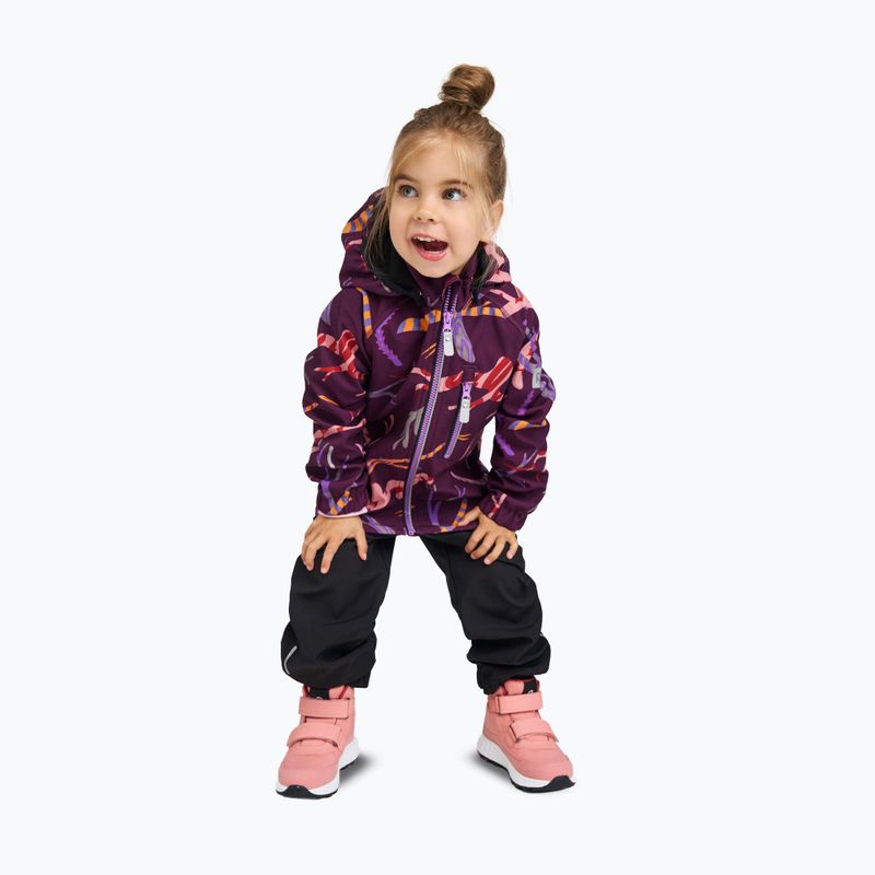 Children's softshell jacket Reima Vantti deep purple 8