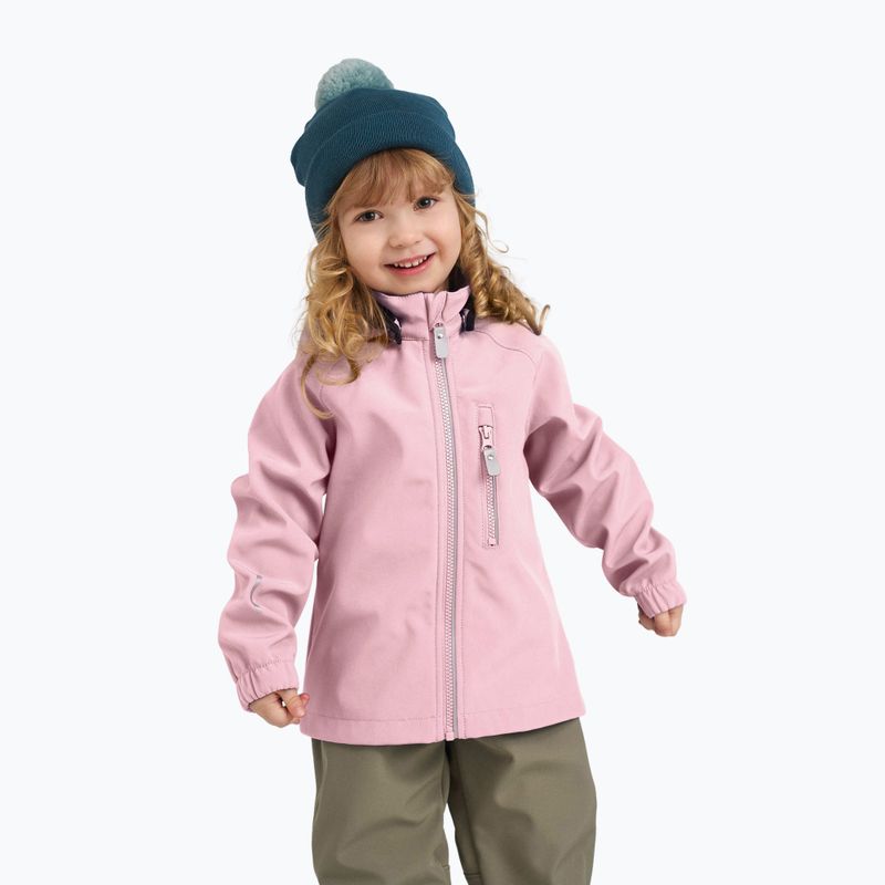 Children's softshell jacket Reima Vantti 5100009C-4500 grey pink 6