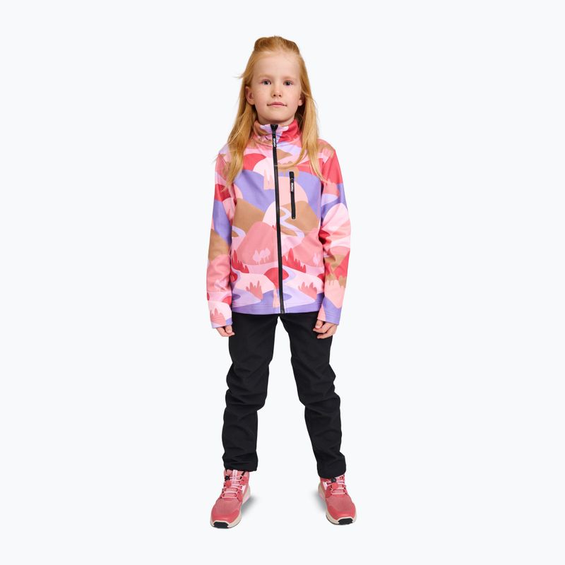 Children's fleece sweatshirt Reima Iisisti rose blush 5
