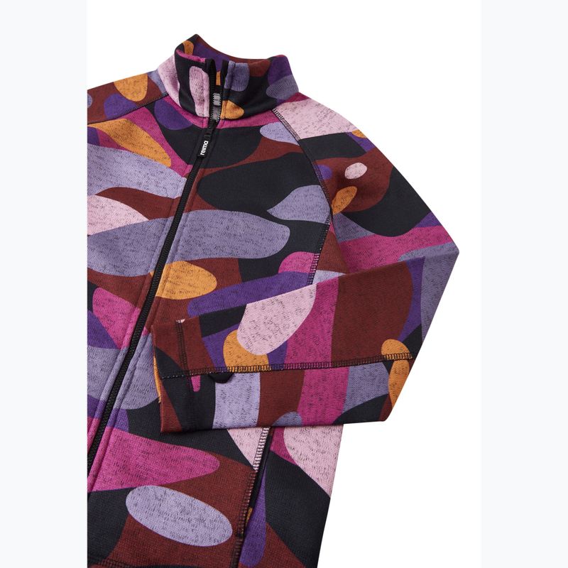 Children's fleece sweatshirt Reima Niksini fucshia 3
