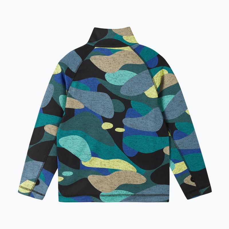 Children's fleece sweatshirt Reima Niksini aquatic blue 2