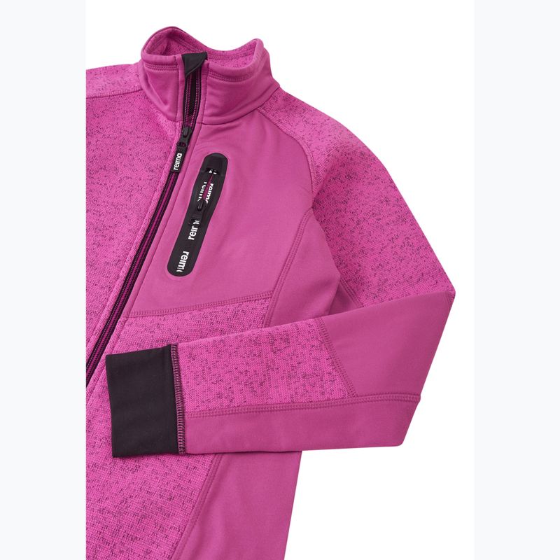 Children's fleece sweatshirt Reima Laskien fucshia 3