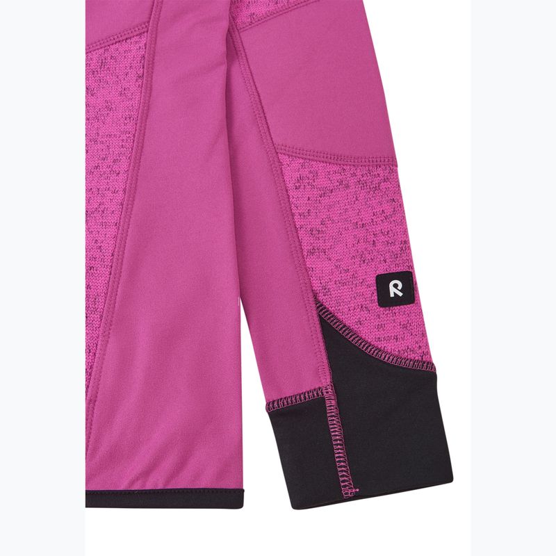 Children's fleece sweatshirt Reima Laskien fucshia 4