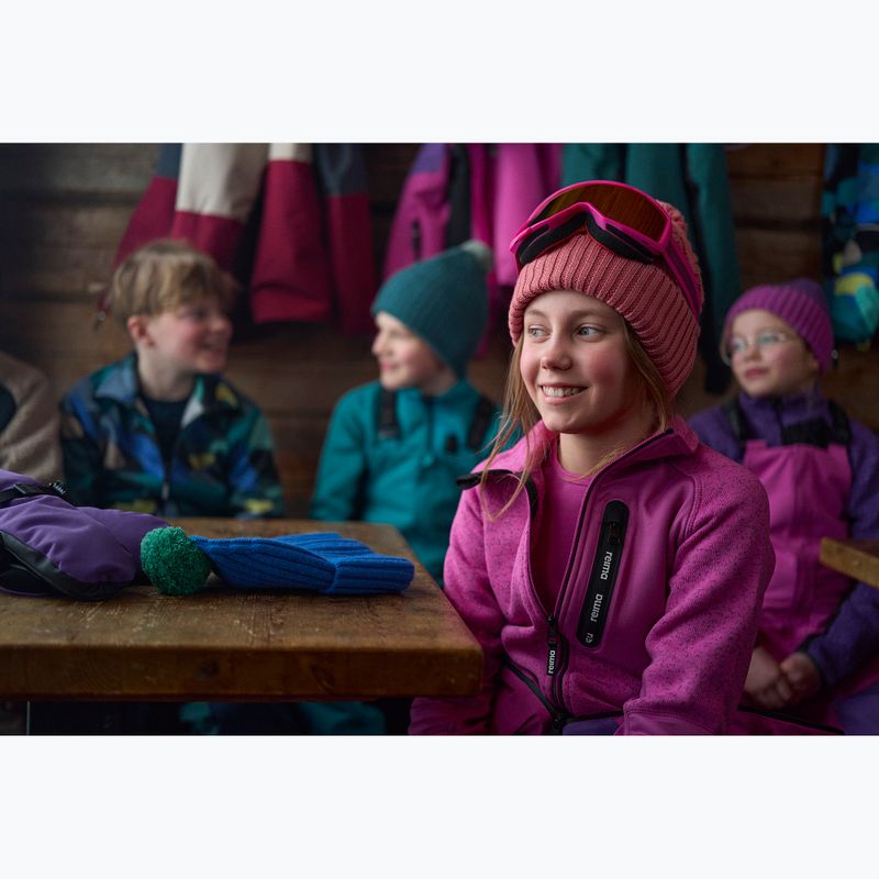 Children's fleece sweatshirt Reima Laskien fucshia 6