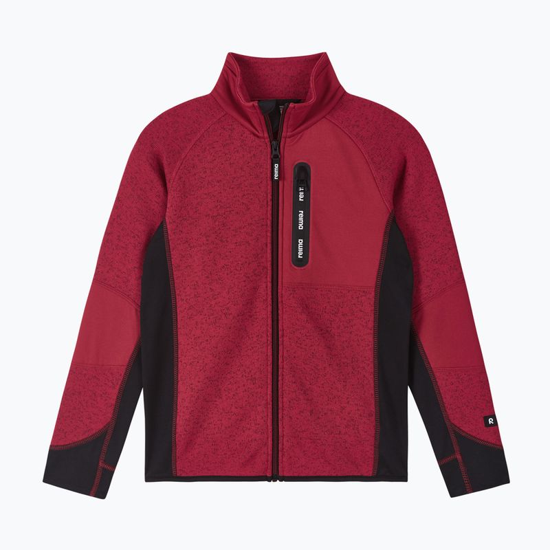 Children's fleece sweatshirt Reima Liukuen cranberry