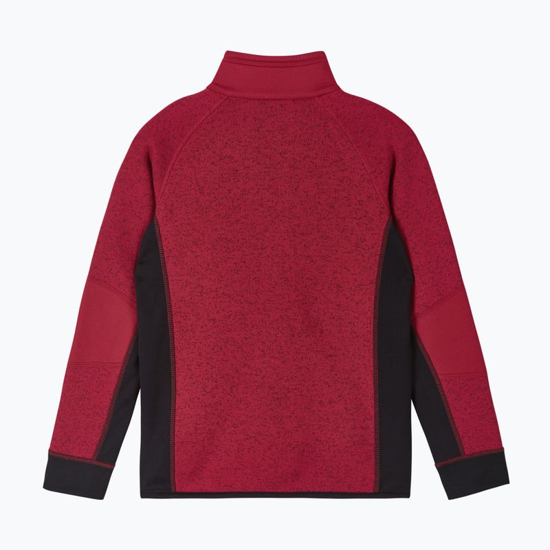 Children's fleece sweatshirt Reima Liukuen cranberry 2