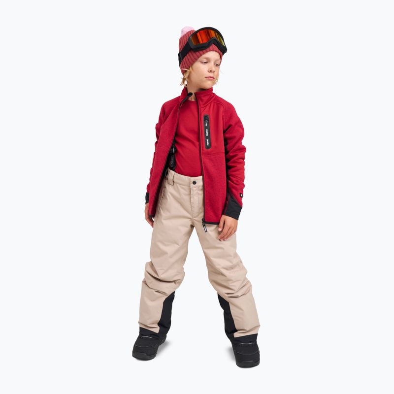 Children's fleece sweatshirt Reima Liukuen cranberry 6