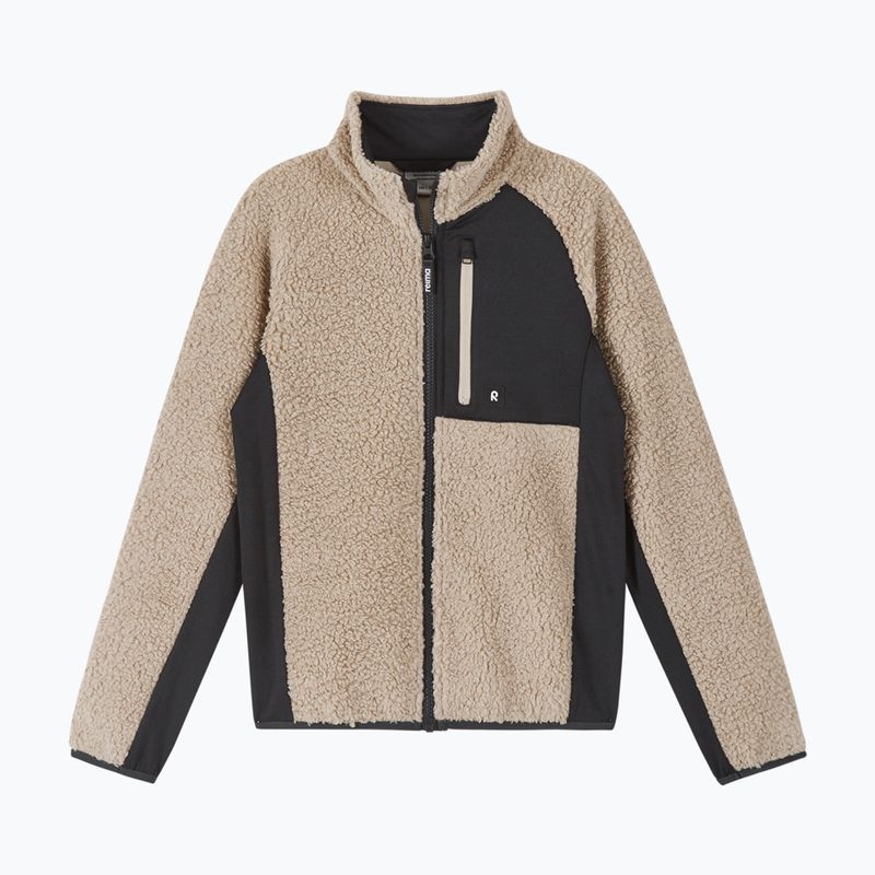 Children's fleece sweatshirt Reima Puhku earthy beige