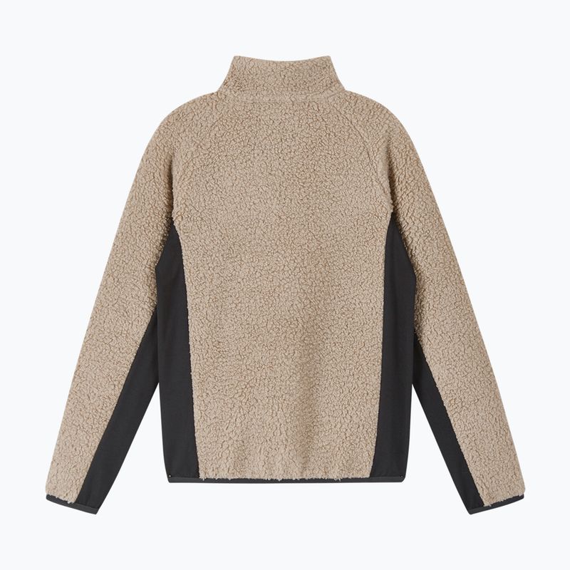 Children's fleece sweatshirt Reima Puhku earthy beige 2