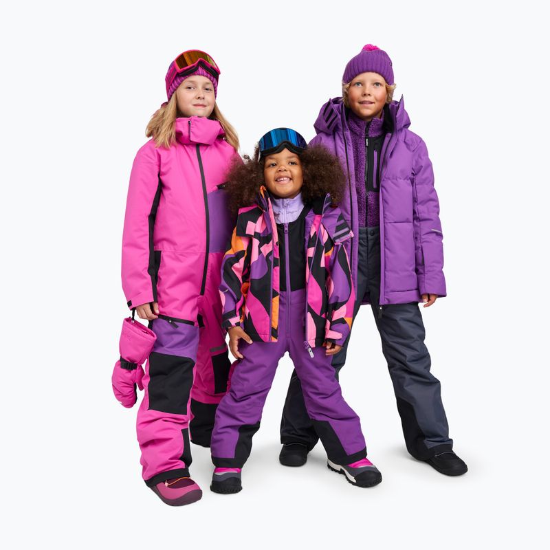 Children's fleece sweatshirt Reima Puhku plum purple 7