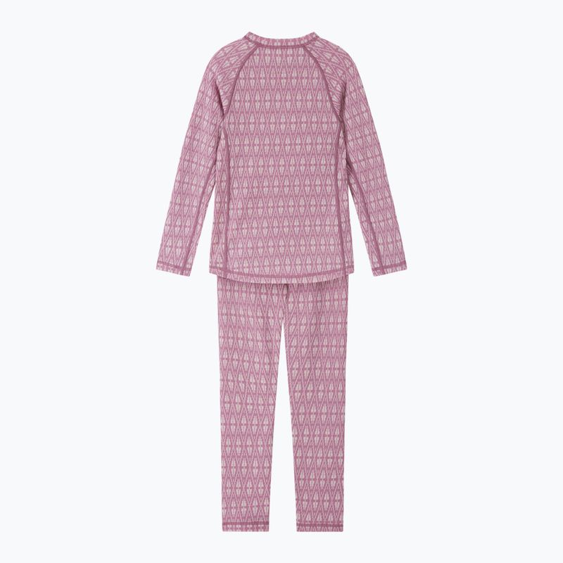 Children's thermal underwear set Reima Taival grey pink 2