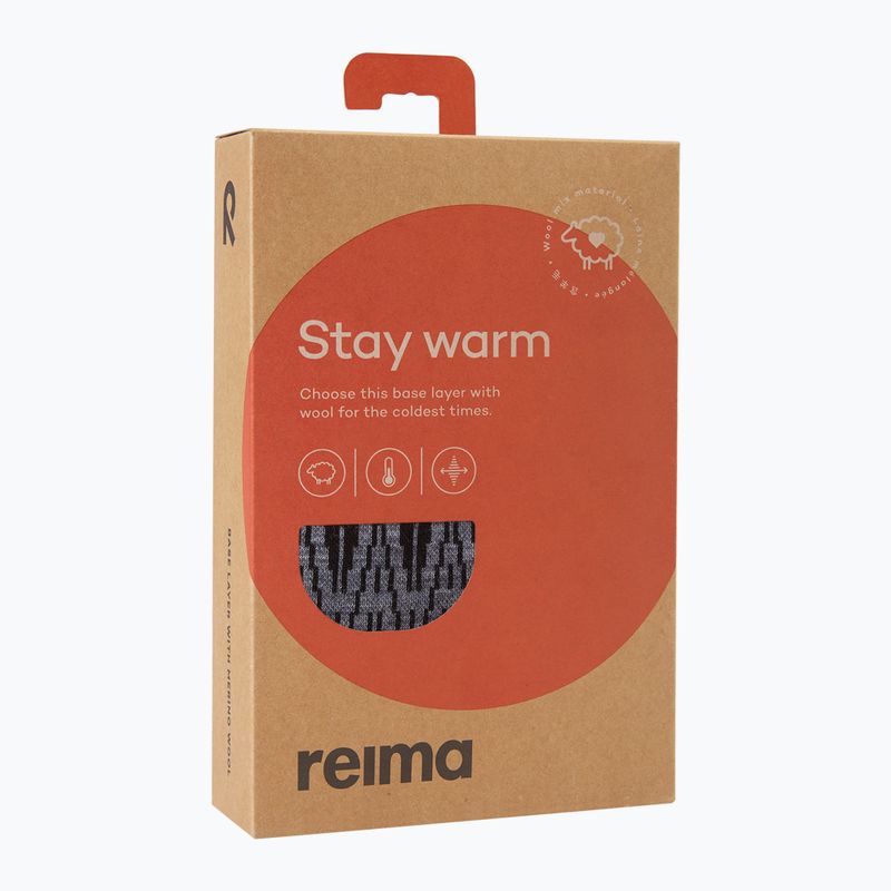 Children's thermal underwear set Reima Taival melange grey 8