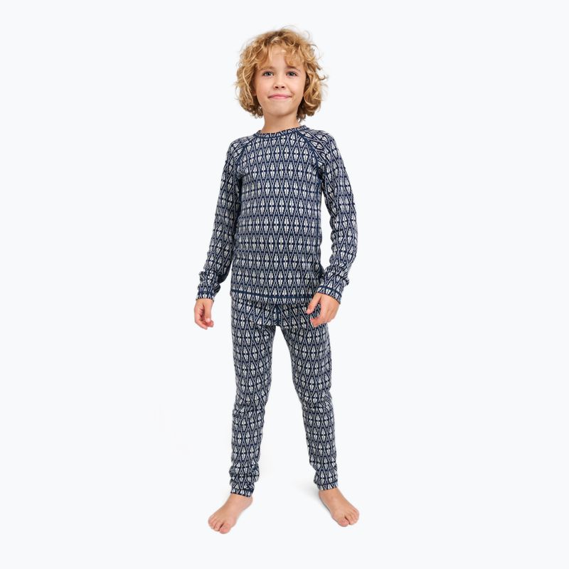 Children's thermal underwear set Reima Taival navy 9