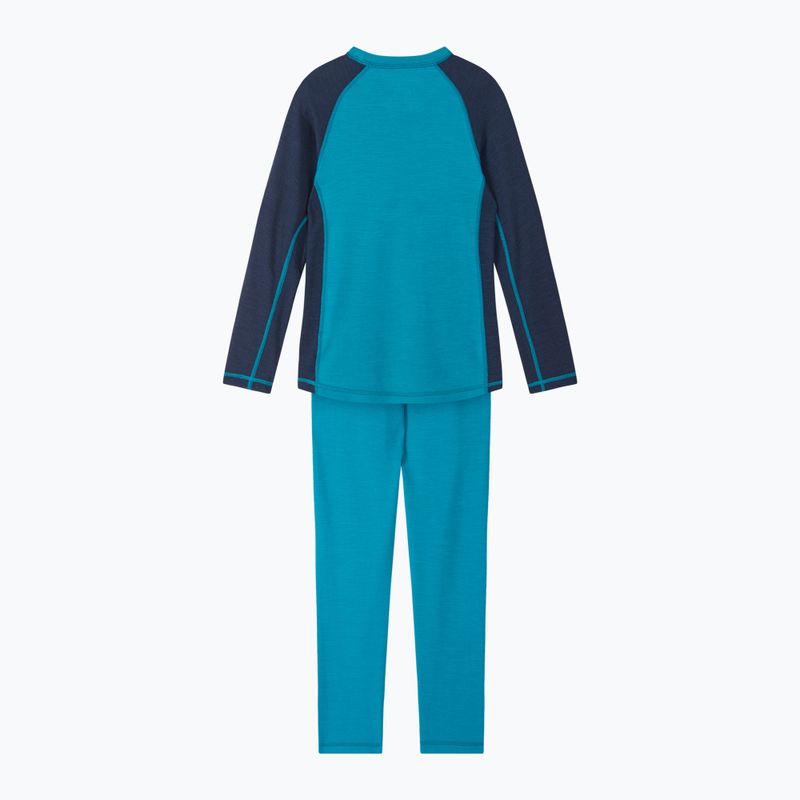 Children's thermal underwear set Reima Taitoa aquatic blue 2