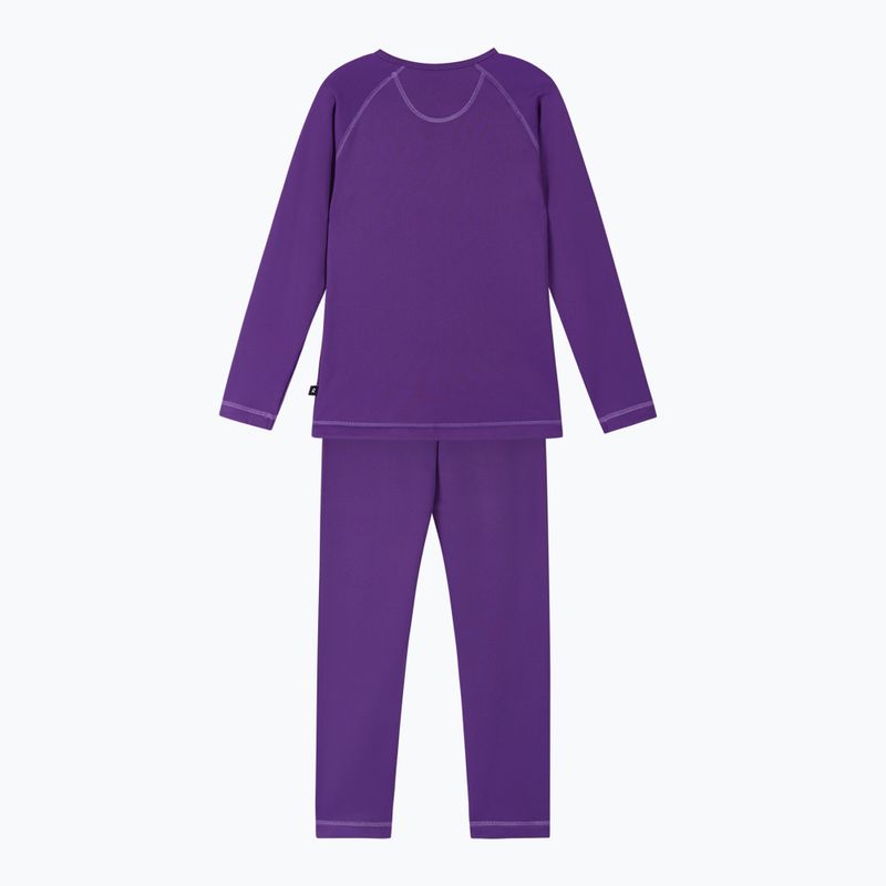 Children's thermal underwear set Reima Lampo plum purple 2