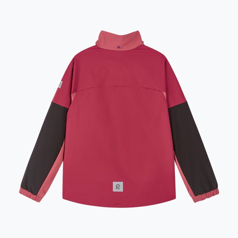 Children's hybrid jacket Reima Vaeltava cranberry 3