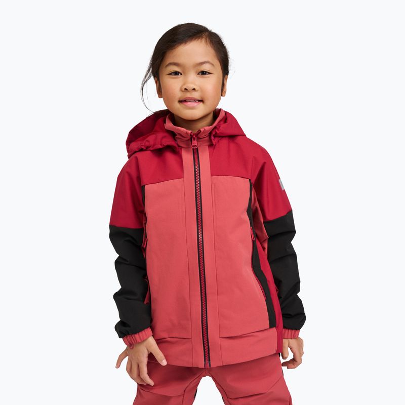 Children's hybrid jacket Reima Vaeltava cranberry 8