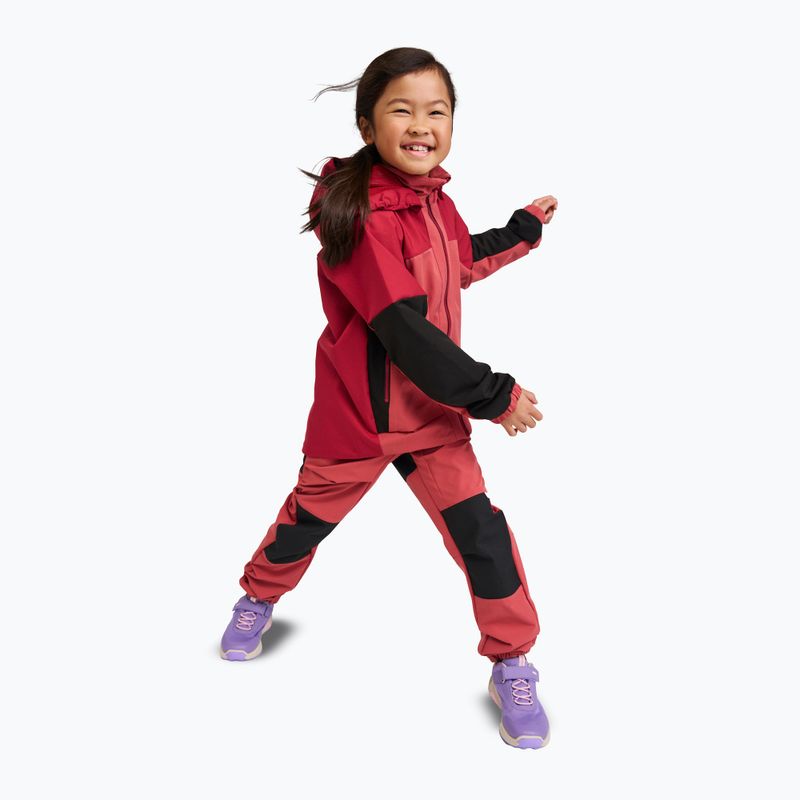Children's hybrid jacket Reima Vaeltava cranberry 9