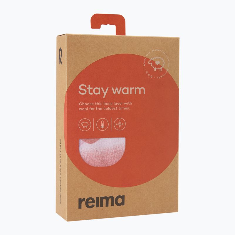 Children's thermal underwear set Reima Taitoa grey pink 8